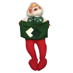RARE Vintage Annalee Mobilitee Doll 18" Poseable Santa Clause 1967 81 Christmas